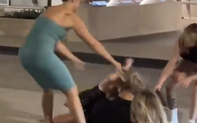 Texan gals decide to duke it out all glammed up!